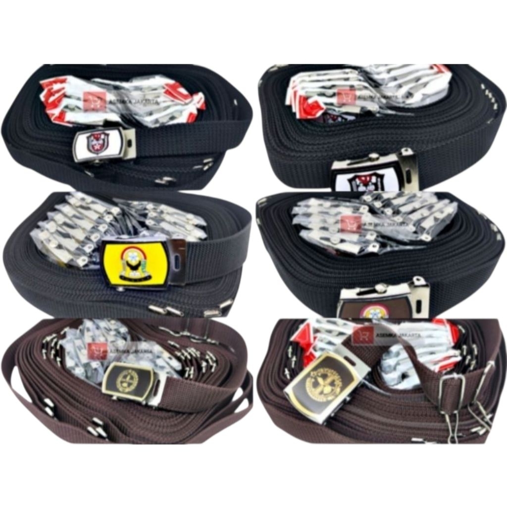grosir isi 12 pcs sabuk sekolah SD SMP SMA PRAMUKA sabuk sekolah ikat pinggang SD SMP SMA