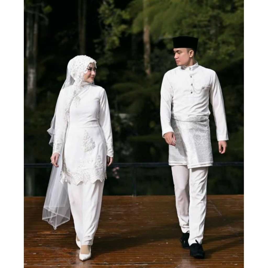 gaun pengantin Malaysia Melayu gaun akad gaun walimah wedding dress