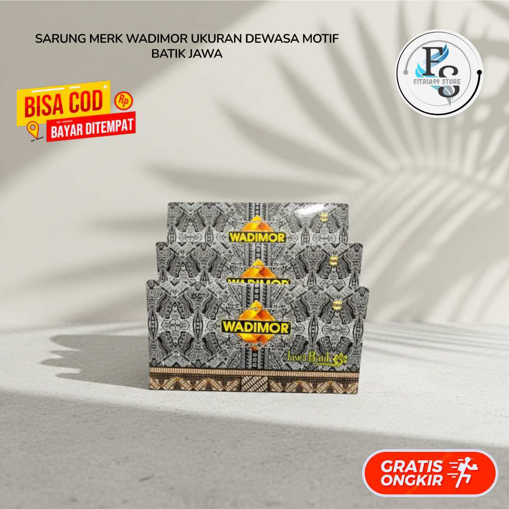 SARUNG MERK WADIMOR UKURAN DEWASA MOTIF BATIK JAWA