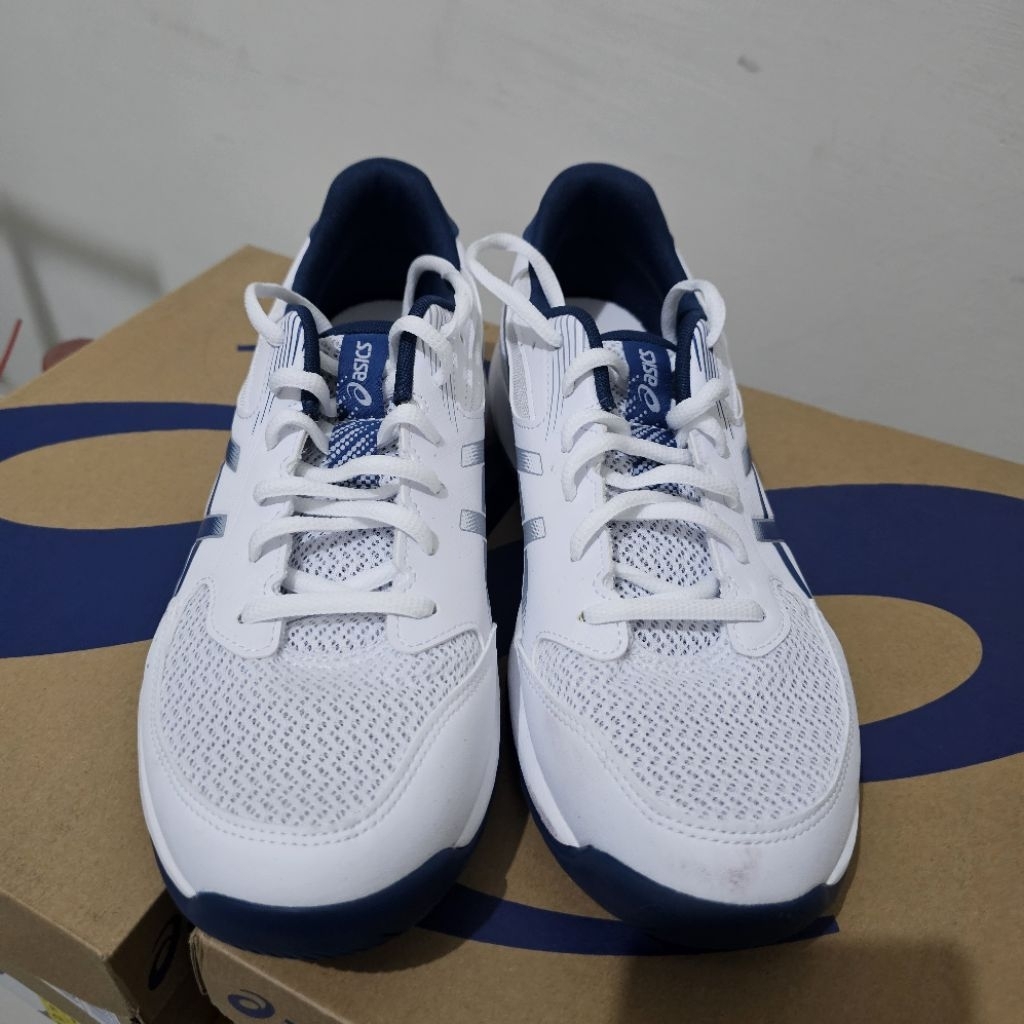 Sepatu Badminton Asics Gel Rocket 12 White - BNOB