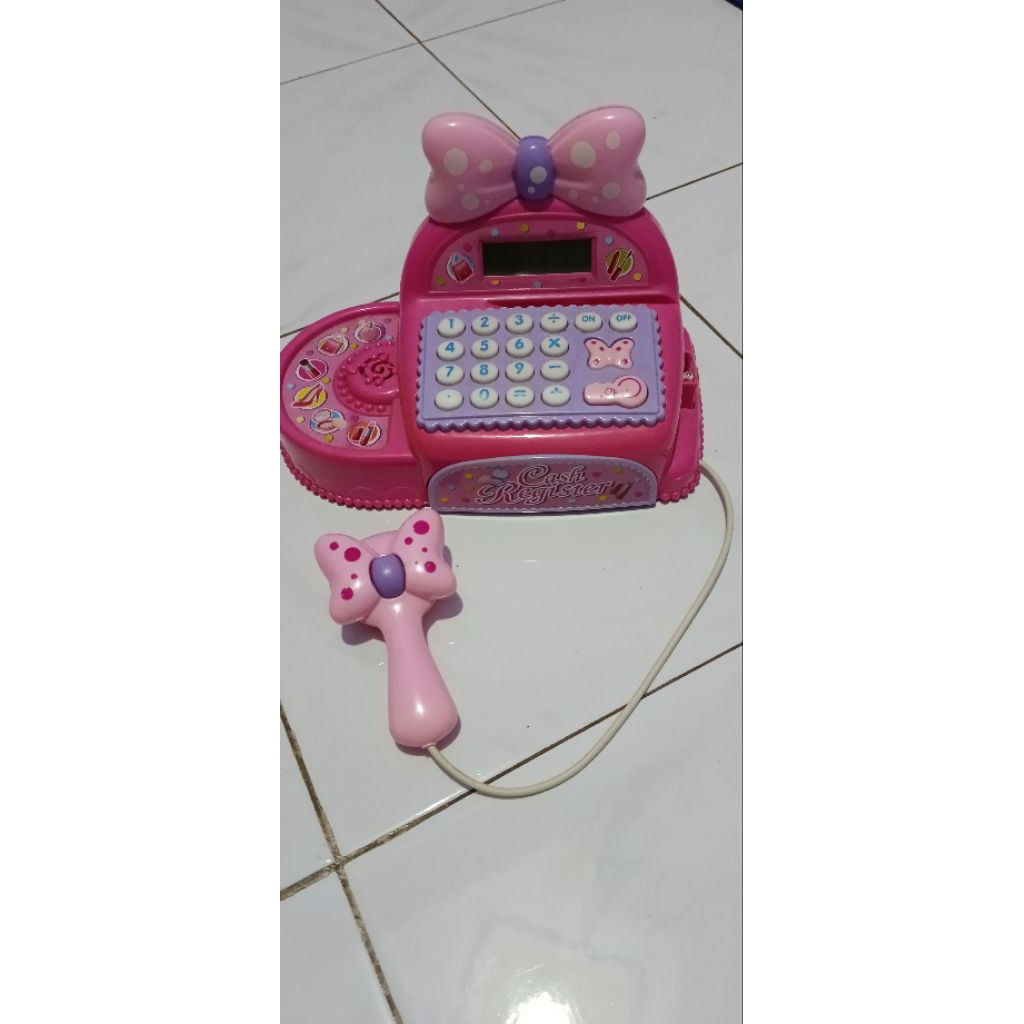 Mainan kasir preloved [elektrik nyala]