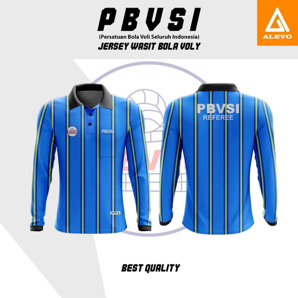 JERSEY WASIT VOLLY PRINTING PREMIUM HARGA PROMO BAJU POLO PBVSI LENGAN PANJANG & PENDEK| BAJU SERAGA