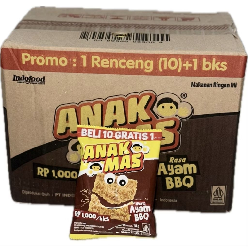 Snack Mie Kremes anak MAS ayam bbQ