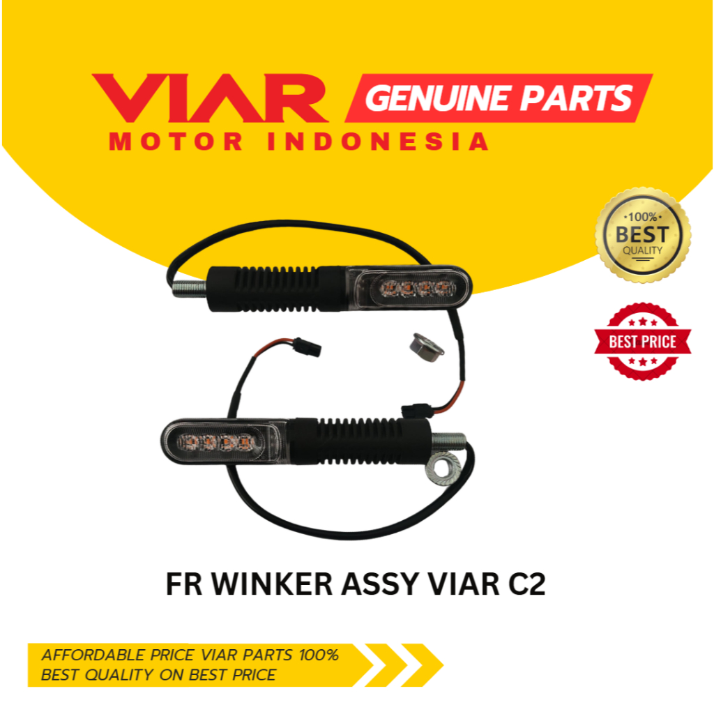 LAMPU SEIN SEPEDA LISTRIK VIAR C2 | WINKER ASSY VIAR EBIKE C2