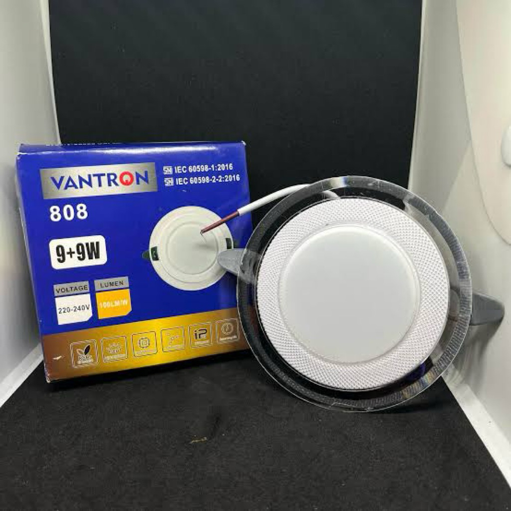 Lampu Downlight LED Inbow dengan Cahaya Terang 3 warna violet, biru dan kuning