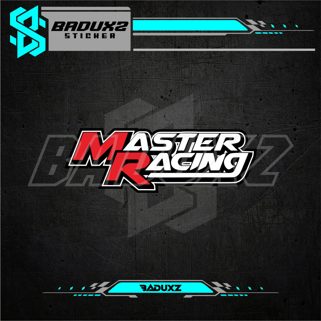 Sticker Master Racing Orajet Cutting Laminasi Glossy STIKER