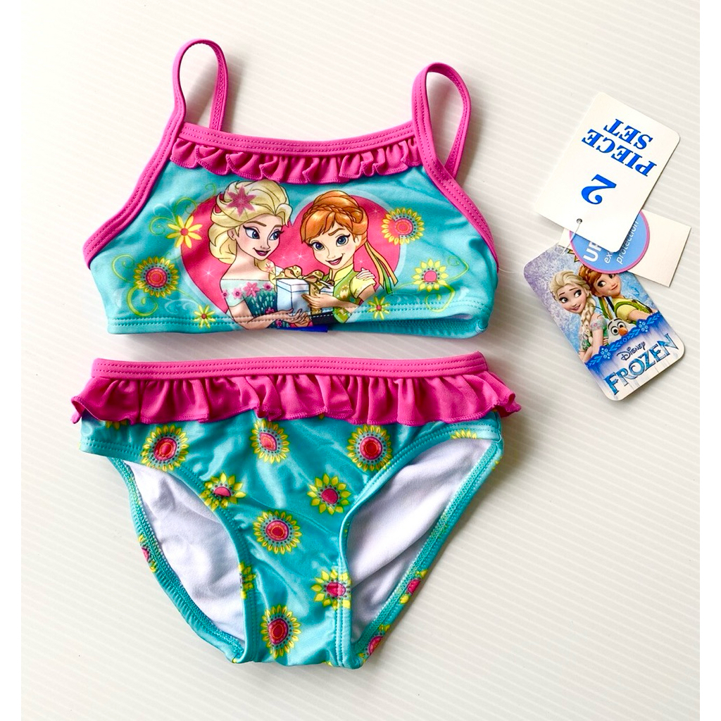 PL one set baju renang bikini frozenss ann4 dan els4 tosca pink fanta matahari beach summer pantai b