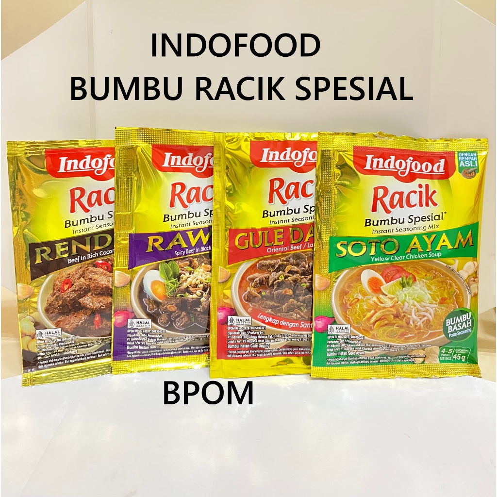 Indofood Racik Bumbu Spesial Rendang Soto Rawon Gule 50gr