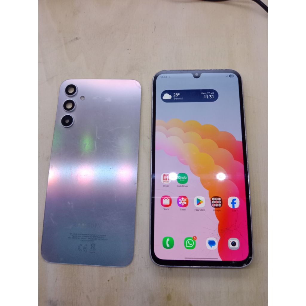 lcd + frame samsung a34 copotan original