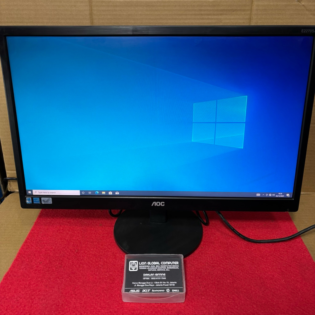 monitor AOC 22 inchi super mulus