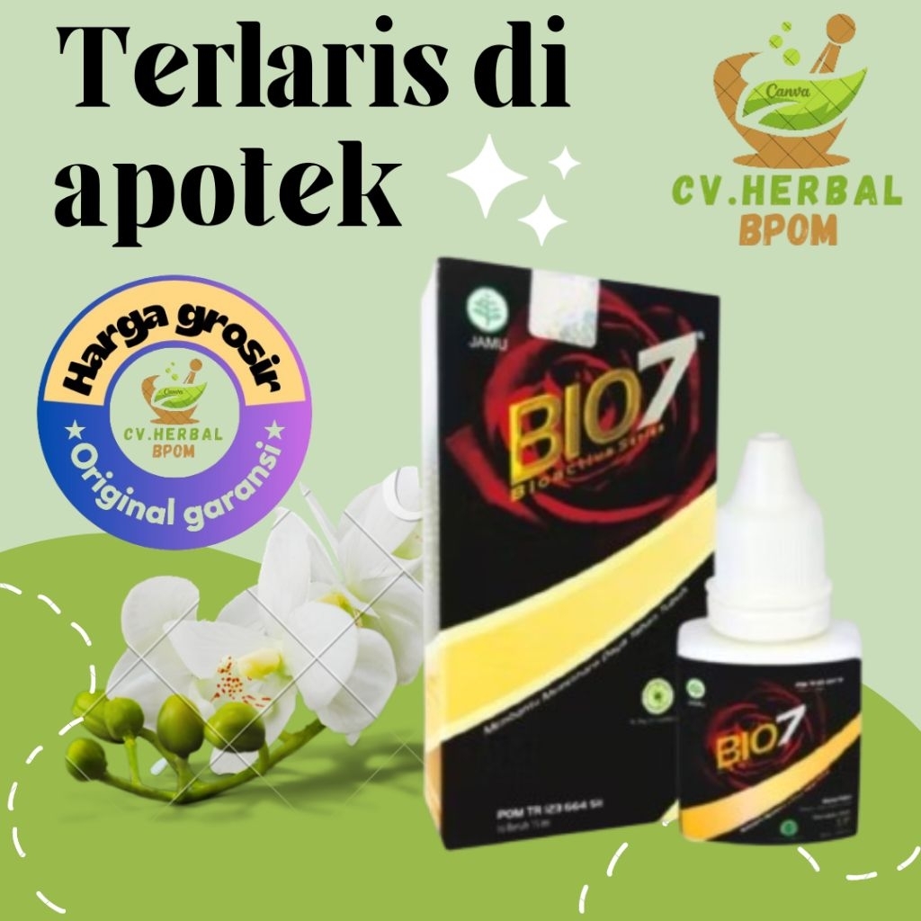 BIO7 JAMU TETES HERBAL ORIGINAL ASLI 100% BPOM