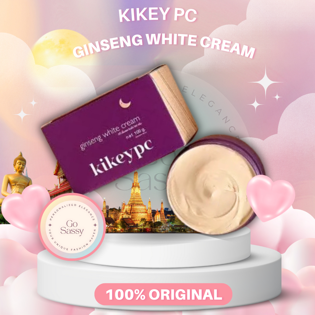 Go Sassy | KIKEY PC - Ginseng White Body Night Cream | Lotion Tubuh