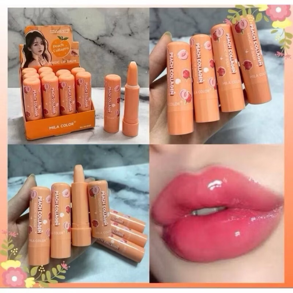 Lipbalm Peach Soda Magic Lipbalm Tanako Pelembab Bibir