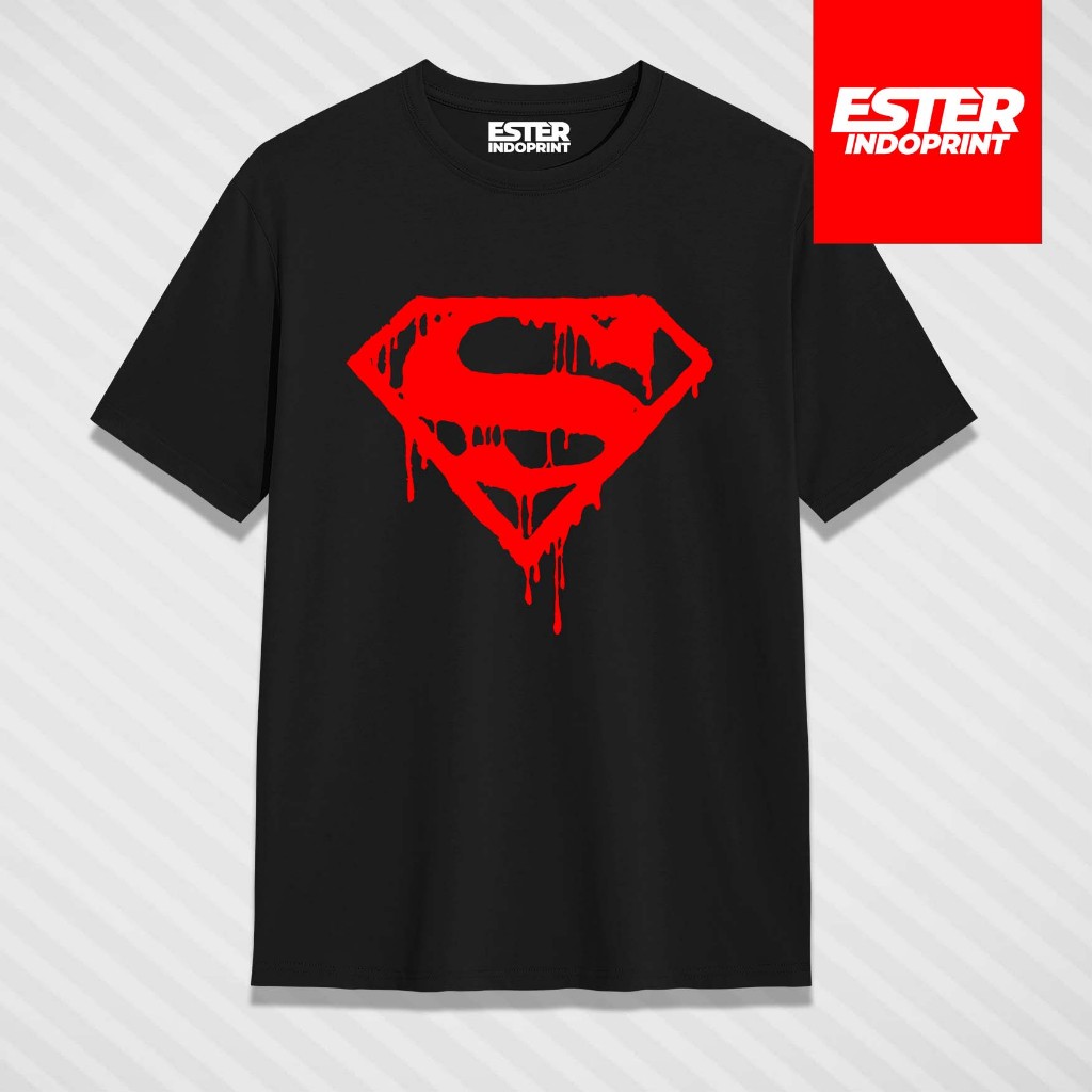 Ester.id | Baju Kaos Superman Logo Justice League DC Original 100% Adult T-Shirt | EID037