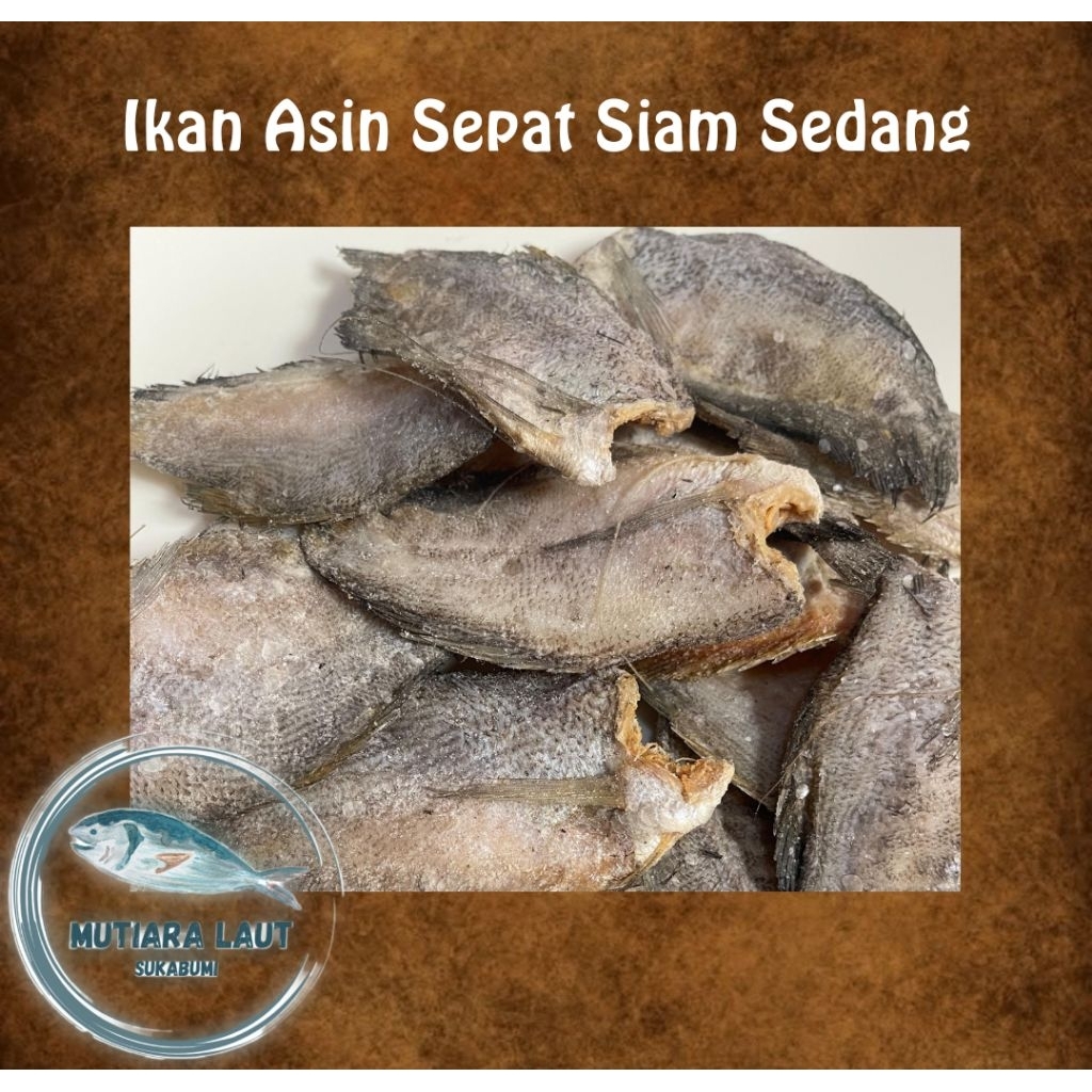 Ikan Asin Sepat Siam Sedang Kering Berkualitas 1 Kg