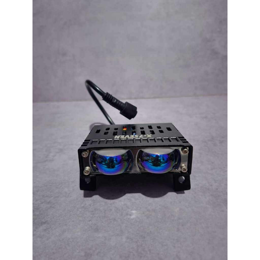 Lampu Tembak XS2 PRO X-7SEVEN 2 Mata Mini Laser 2 Warna 30 WATT Laser XS2 PRO SLIM