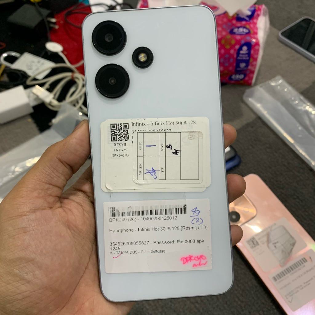 INFINIX HOT 30I 8/128 NORMAL ORIGINAL | HP SECOND MURAH BERGARANSI