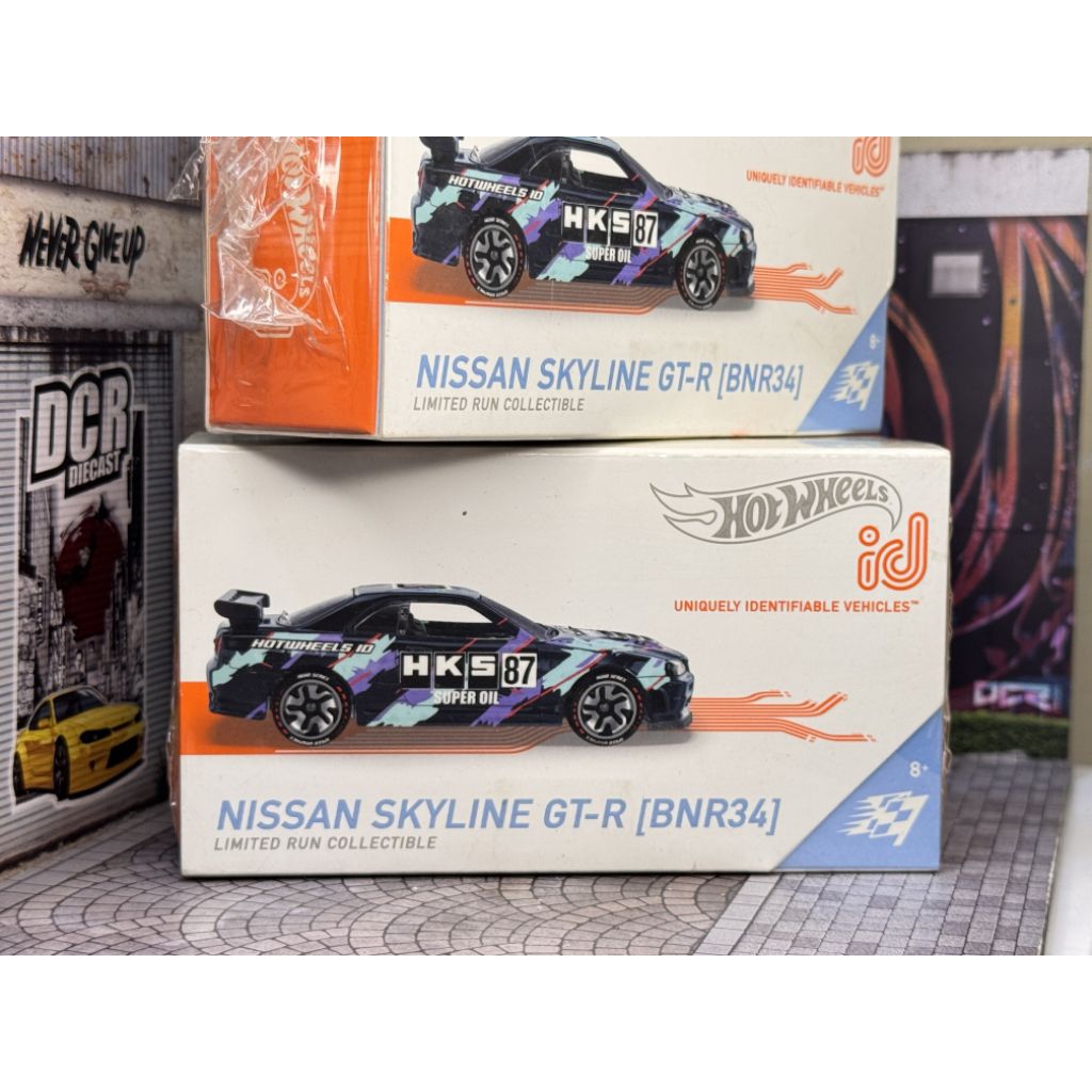 HOT WHEELS ID NISSAN SKYLINE GTR R34 HKS