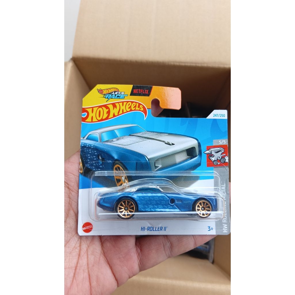 hotwheels hi roller ii biru