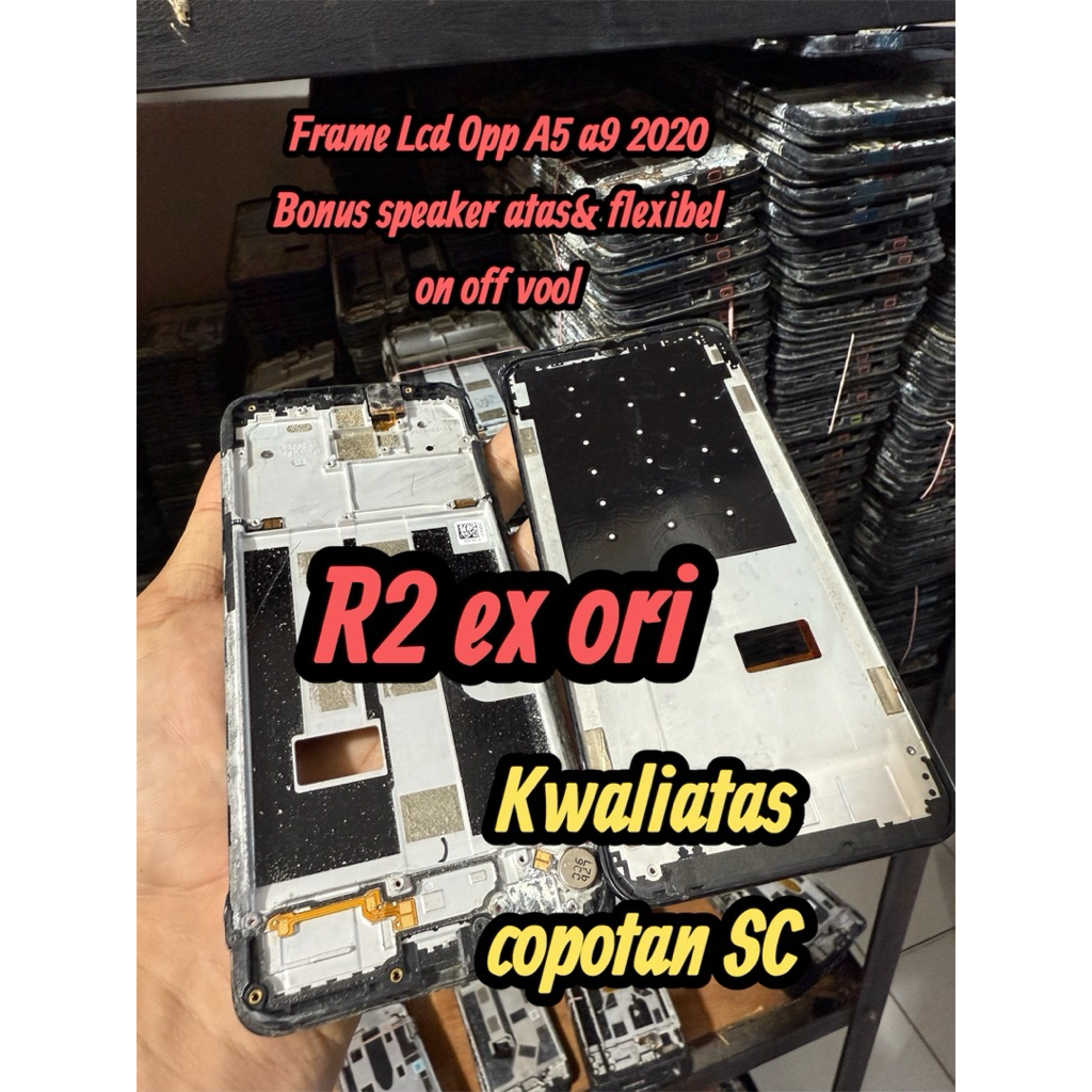 Frame Tatakan Lcd Oppo A9 2020 / A5 2020 Copotan ori 100%