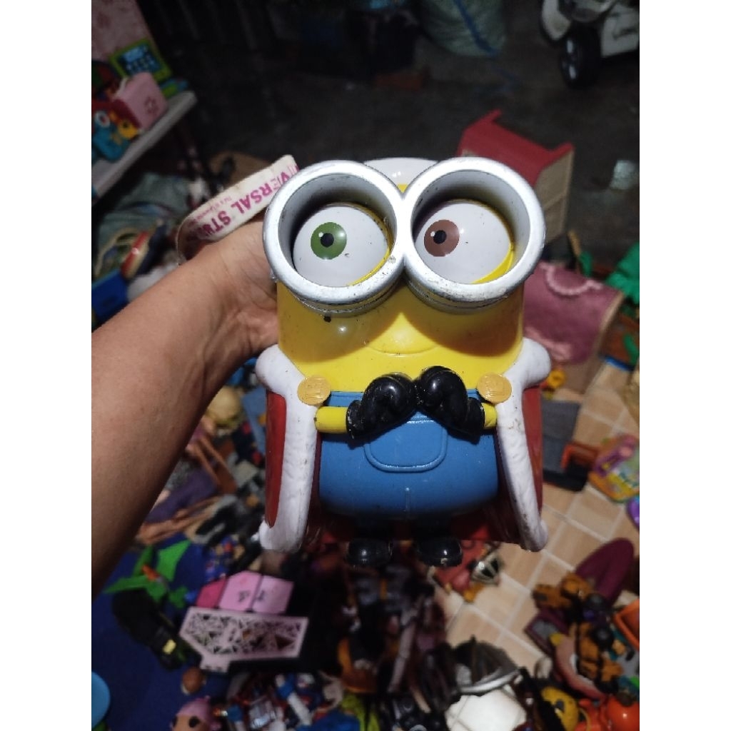 Minion Bucket Popcorn King Bob minus tutup