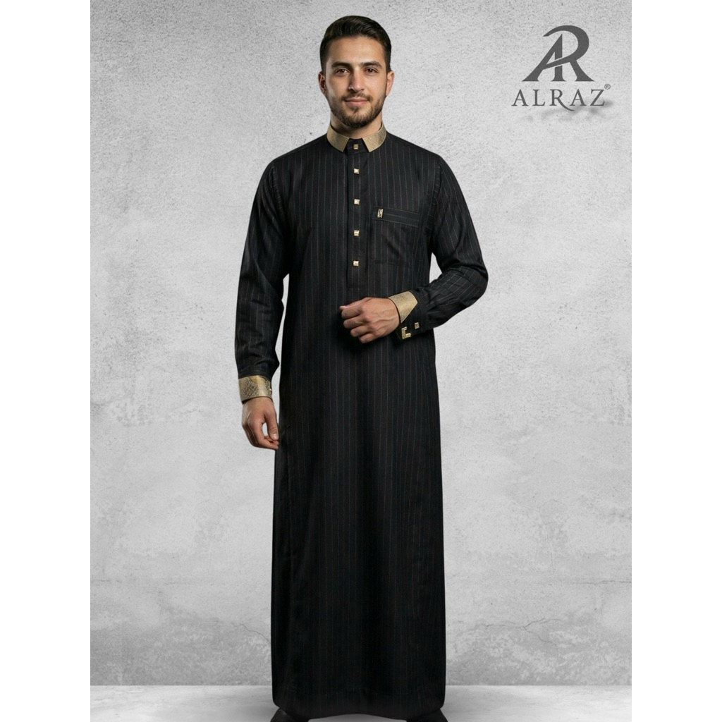 ALRAZ Thobe Wolltick lengan panjang Hilman 2599