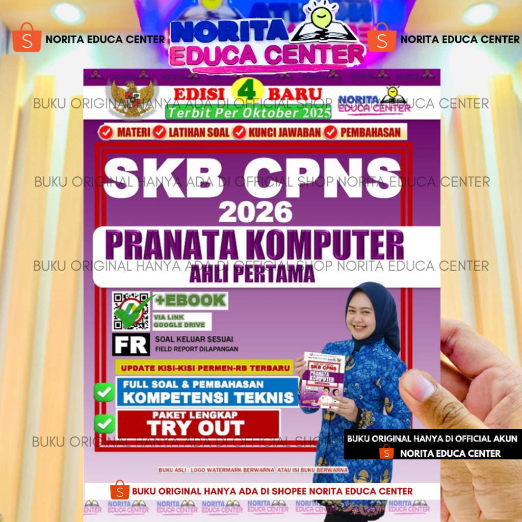 BUKU SKB CPNS PRANATA KOMPUTER NORITA EDUCA CENTER