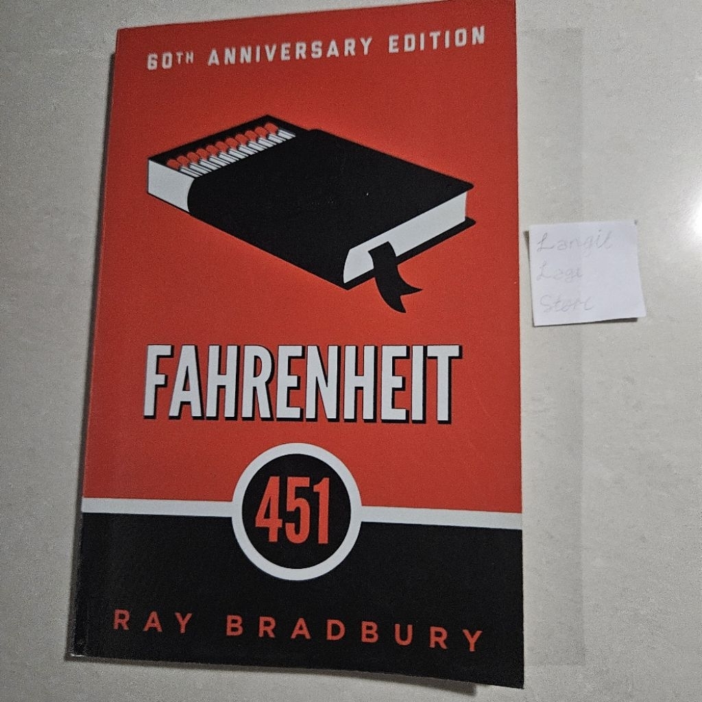 Novel Inggris Fahrenheit 451 60th Anniversary Edition Original Preloved