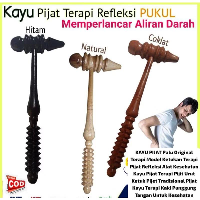 Kayu Pijat Palu Original Terapi Model Ketukan -kb