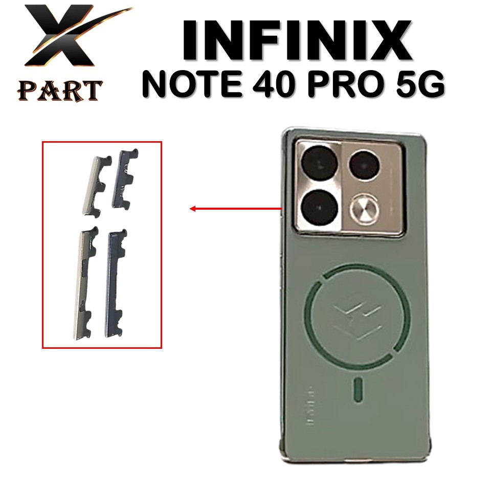 TOMBOL LUAR VOLUME INFINIX NOTE 40 PRO 5G ORIGINAL