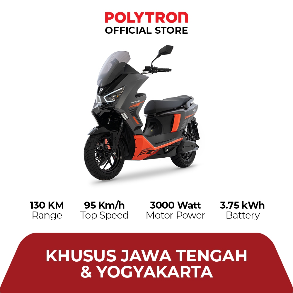 Polytron Fox 350 - Battery as Service - Electric Sepeda Motor Listrik - OTR Jawa Tengah & Yogyakarta
