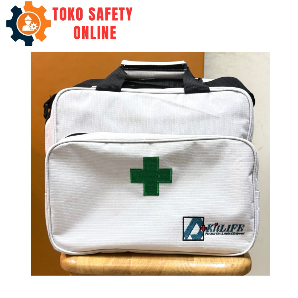 Tas Selempang P3K Whitebag Kit - Whitebag Kit P3K - Tas P3K Putih