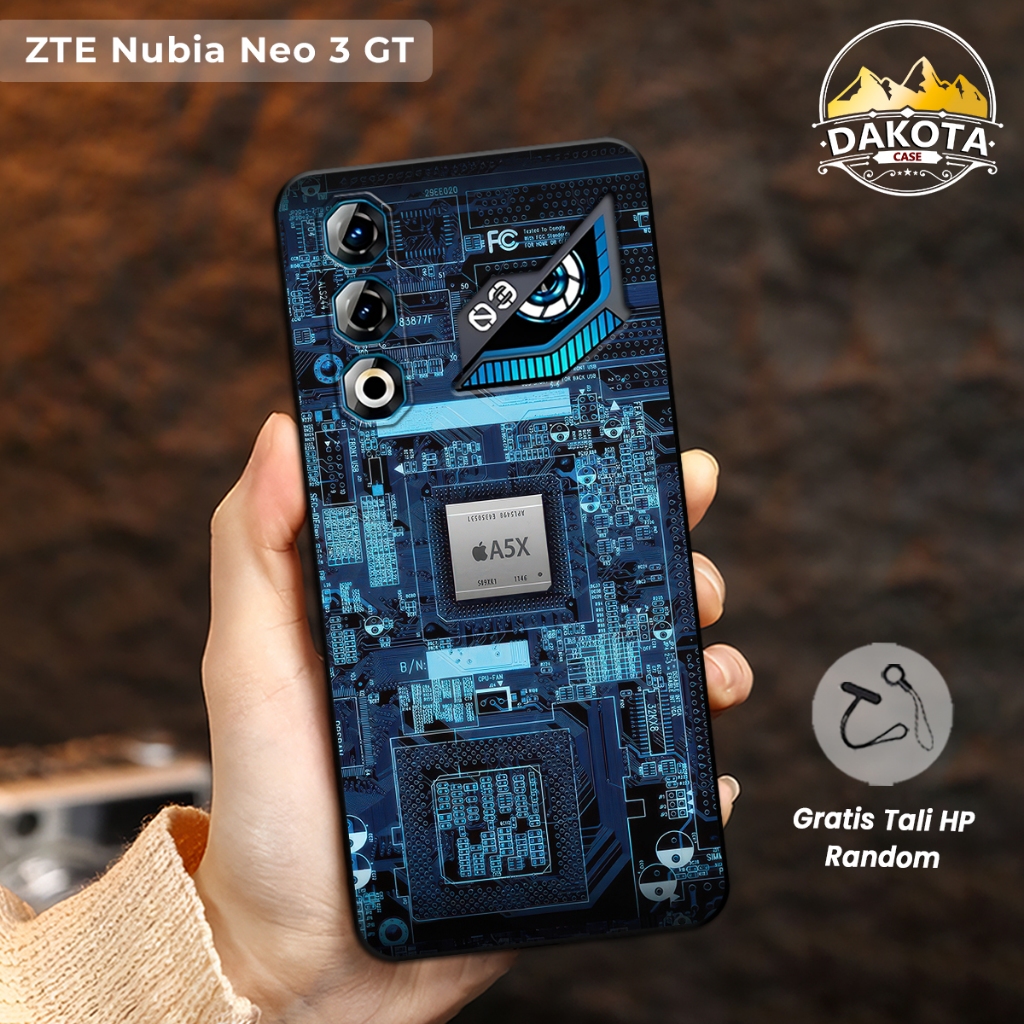 Softcase silikon ZTE Nubia Neo 3 GT | Nubia Neo 3 | Nubia Neo 2 | Nubia Focus 2 Motif Mesin hp UV Pr