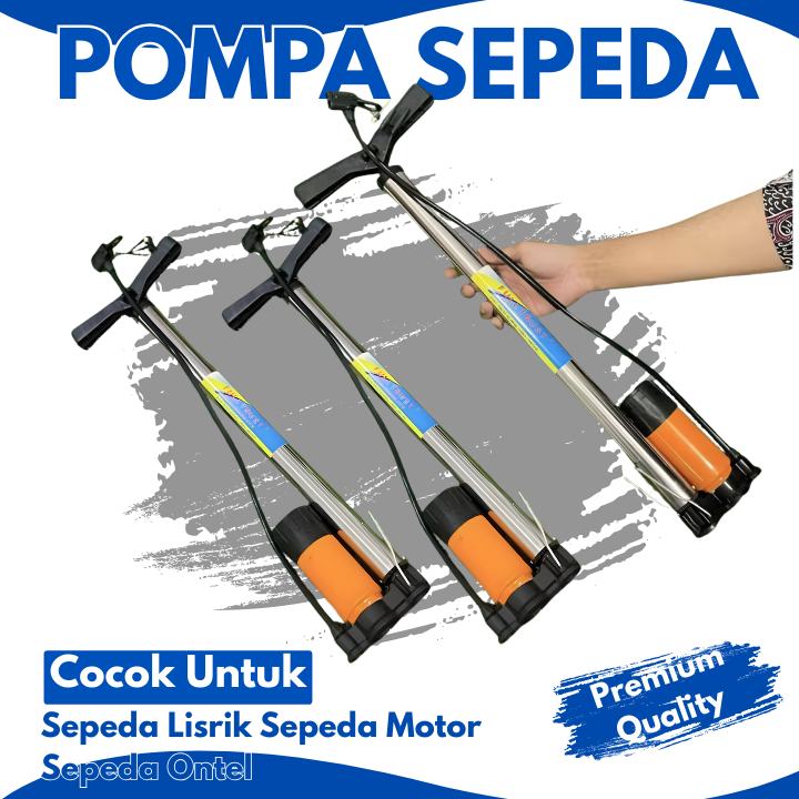 POMPA SEPEDA KUAT DAN AWET | POMPA SEPEDA LISTRIK | POMPA SEPEDA MOTOR | POMPA MULTIFUNGSIONAL COCOK