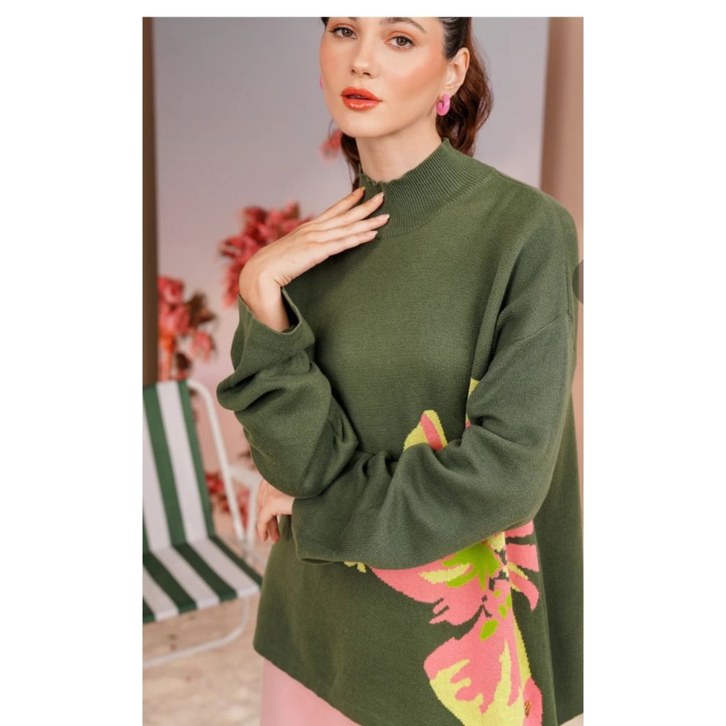 buttonscarves x jovian sweater XL new ada defect