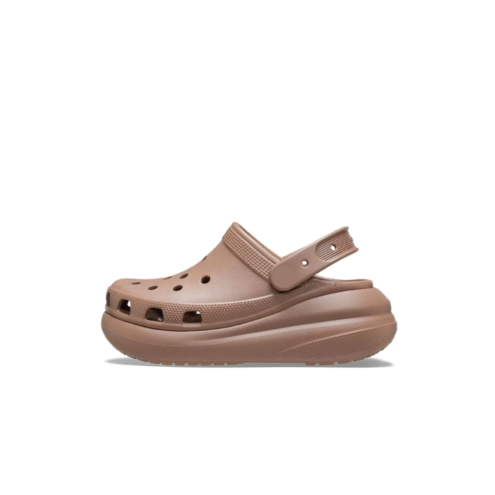 Sandal Wanita Crush Latte Sandal Karet dengan Tinggi 5-7cm