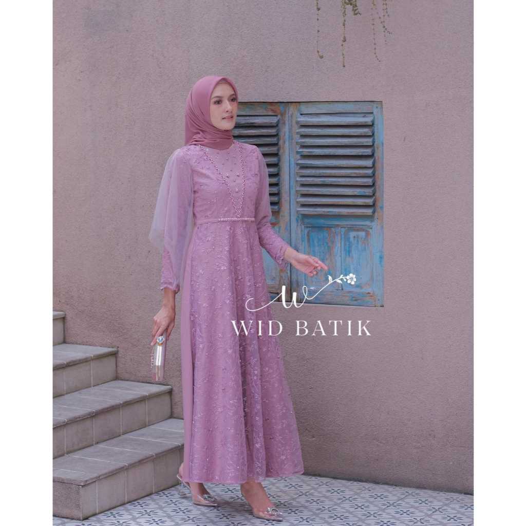Gamis brokat terbaru | brokat modern | dress bridesmaid | dress wid batik gamis muslim terbaru | dre
