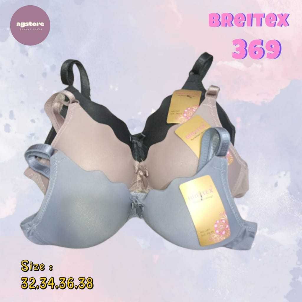 BRA REMAJA BREITEX / BH PEREMPUAN MODEL GELOMBANG TANPA KAWAT PUSH UP CUP KECIL - 369