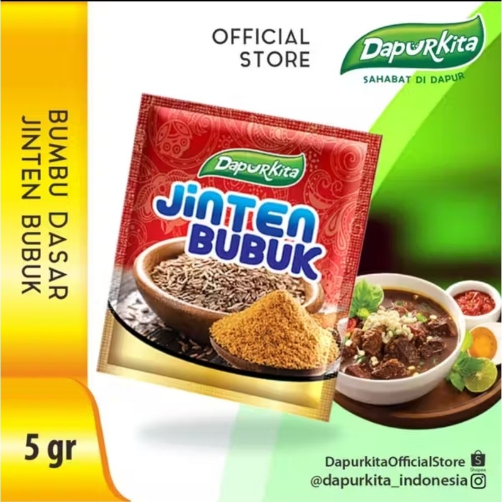 bubuk jintan dapur kita 5 gram jinten bubuk sachet