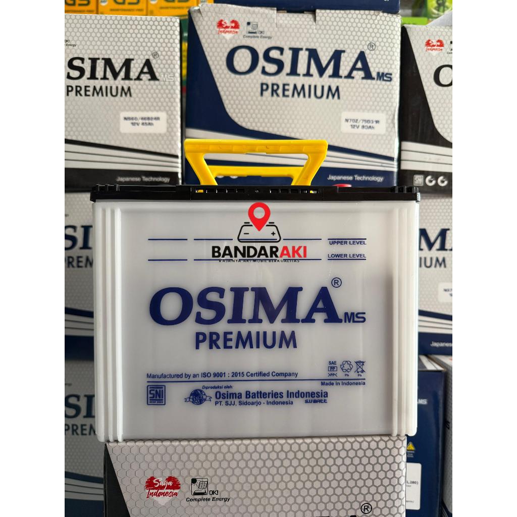 AKI OSIMA 60 AMPER  N50Z / 55D26R 12 VOLT 100% ORIGINAL