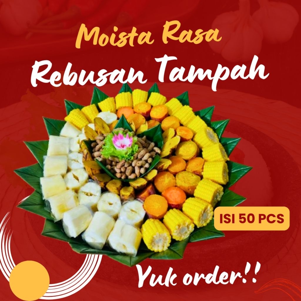 Rebusan/Kue tampah rebusan/Rebusan tradisional isi 50 pcs