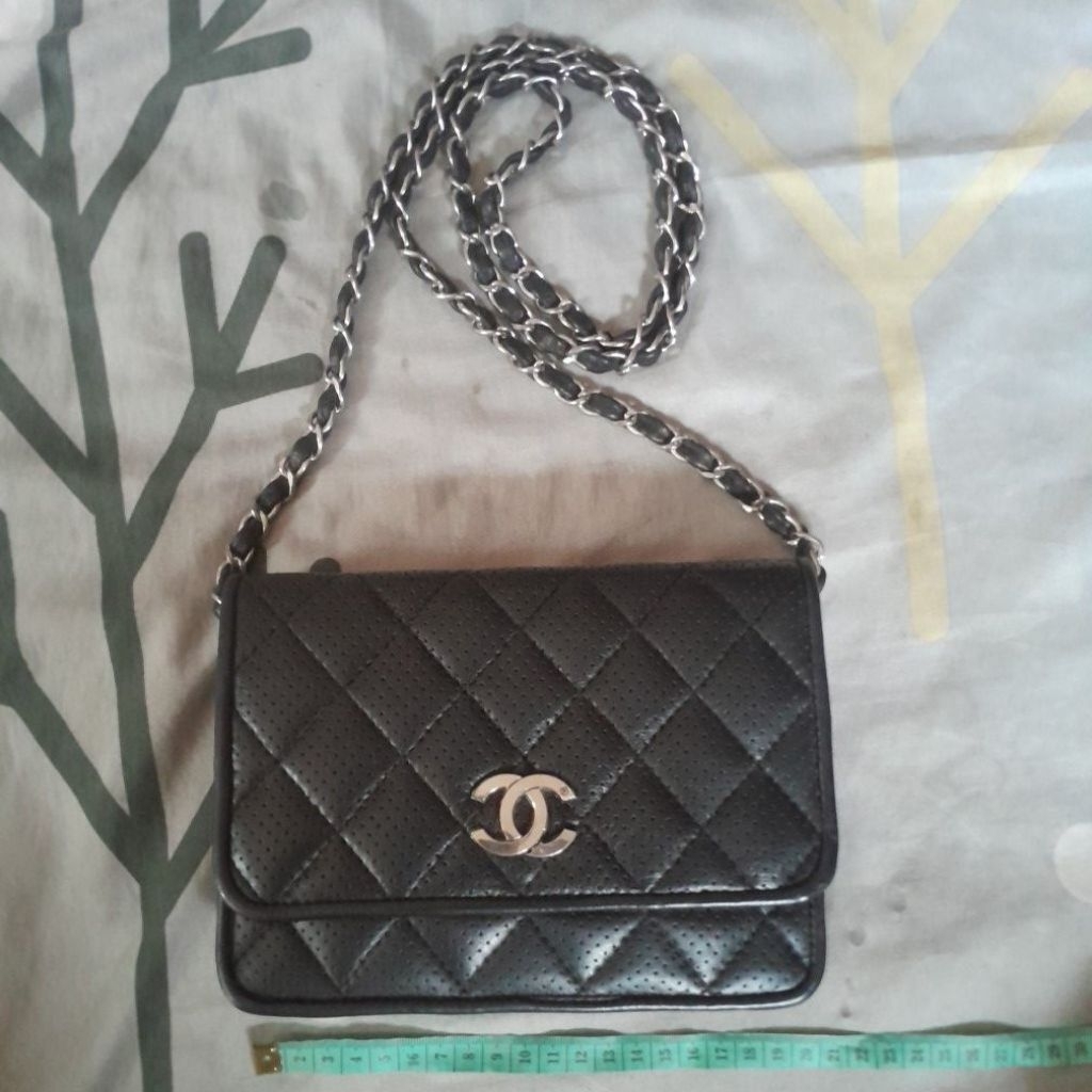 sling rantai kulit asli