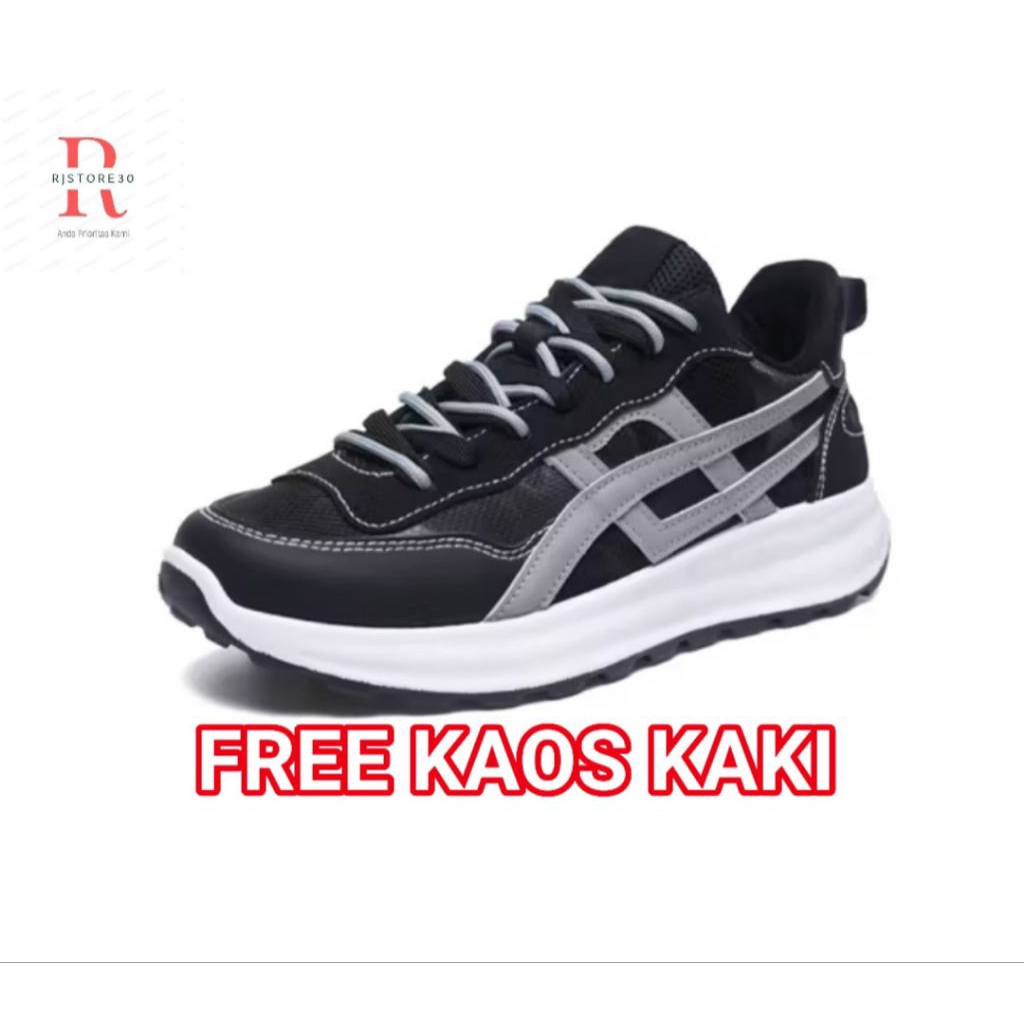 RJ STORE30 Sepatu Rubbyon Sneakers Cowok/Cewek Remaja Fashion Sport Outdoor Kekinian Terbaru - Murah