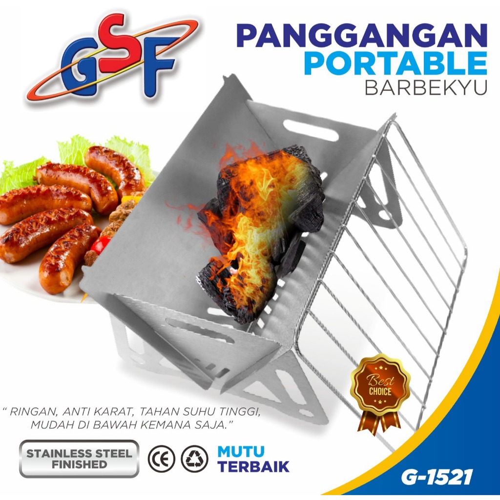 Alat Panggangan BBQ Portable GSF 1521 WJM Makassar