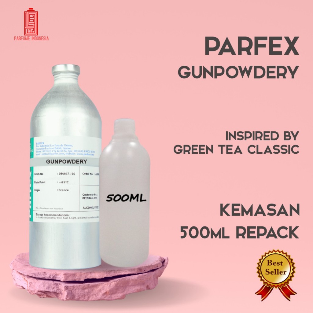 bibit parfum murni GUNPOWDERY PARFEX 500ML