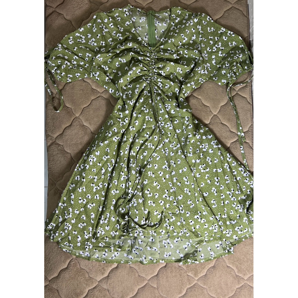 preloved dress vintage lengan balon