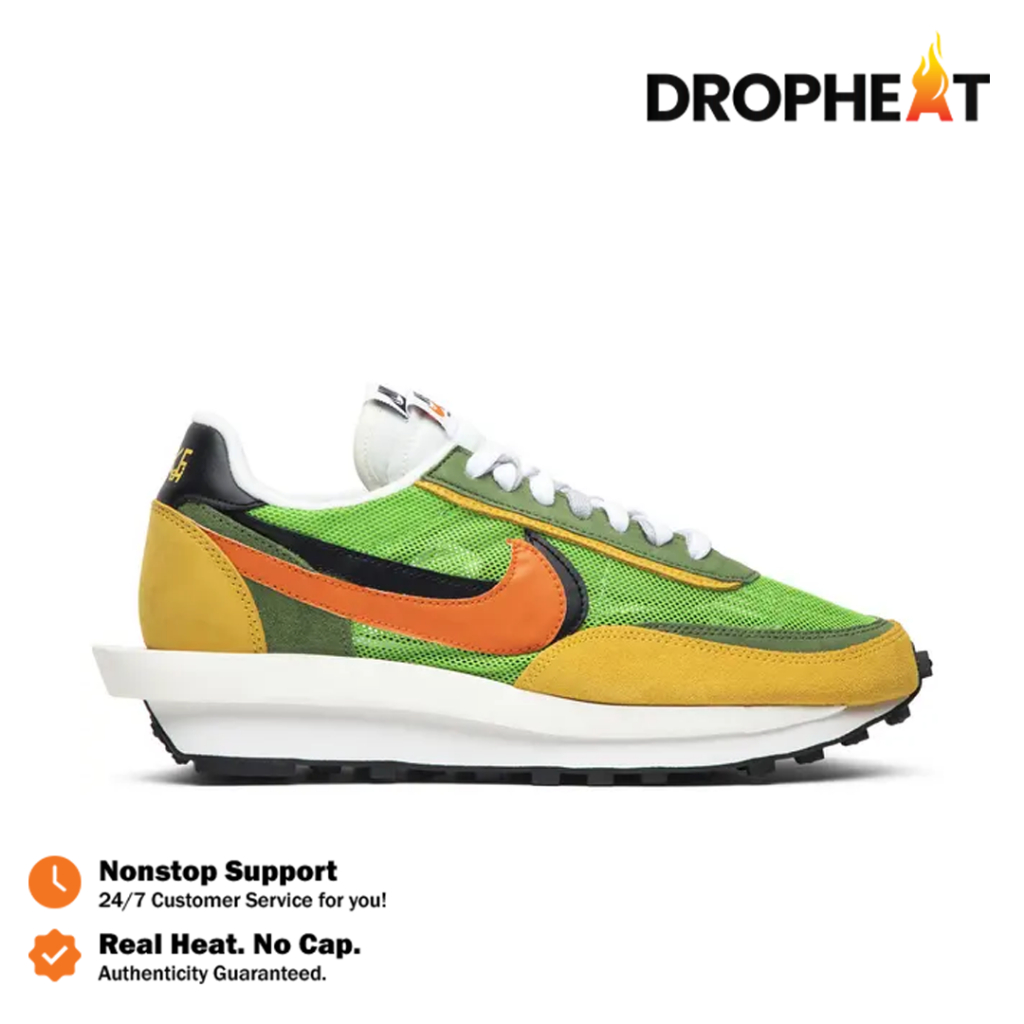 Sepatu Nike Sacai LD Waffle Undercover Green Gusto Sneakers Authentic