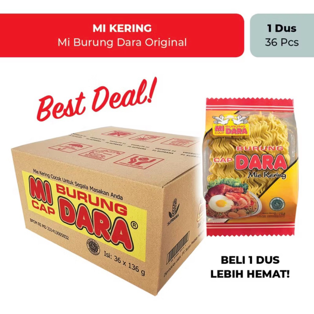 Mie Burung Dara Kuning