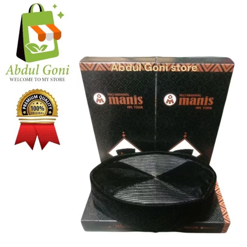 Peci Manis AC Silang Tinggi 9 100%original Manis