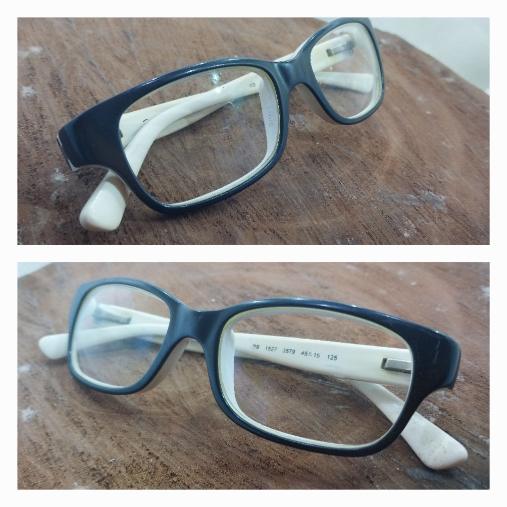 frame kacamata raybn size 45-15 junior